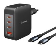 Chargeur secteur USB type C 140W et cable noir - Intenso