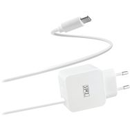 Chargeur secteur avec câble intégré USB-C