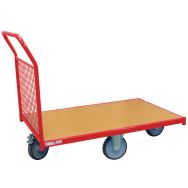 Chariot 1 dossier grillagé Force 500 kg roues en losange - FIMM