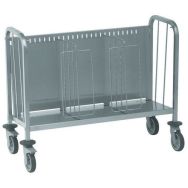Chariot 200 assiettes avec séparations anti-chute