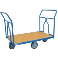 Chariot 2 dossiers tube Force 500 kg roue en losange - Fimm