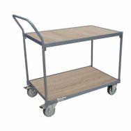 Chariot 2 plateaux bois  1000x600 mm - Capacité 250 kg