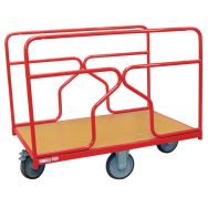 Chariot 2 ridelles tube Force 500 kg roues en losange - Fimm