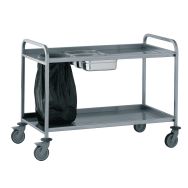 Chariot 3 bacs en acier inoxydable GN1/3 prof 100mm TOURNUS EQUIPEMENT