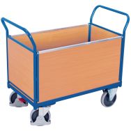 Chariot 4 panneaux bois - Capacités 500 kg Larg 60 cm