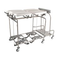 Chariot Hygicar III+4 sacs en carré couvercle pédale+collecteur