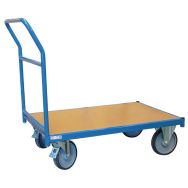 Chariot à dossier fixe - Capacité 500 Kg - plateau bois 1000mm x 700mm