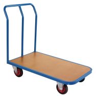 Chariot à dossier fixe force 400 kg - coloris bleu