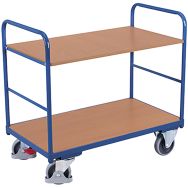 Chariot à étagères bas