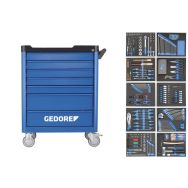 Chariot à outils workster smartline avec un assortiment de 308 outils