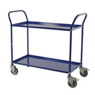 Chariot à pltx métal - 2 pltx - Force 250 kg - L 1070 x 450 mm