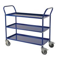 Chariot à pltx métal - 3 pltx - Force 400 kg - L 1080 x 450 mm