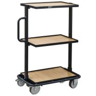 Chariot acier pour bacs - Capacité 200kg - Manutan Expert