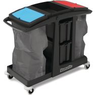 Chariot avec plateforme, tiroirs, 2 collecteurs de déchets
