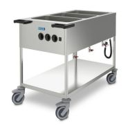 Chariot bain-marie chauffant SPA/EB 678x1256x900mm