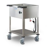 Chariot bain-marie chauffant SPA/EB 678x606x900mm