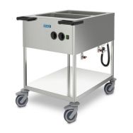 Chariot bain-marie chauffant SPA/EB 678x916x900mm