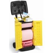 Chariot d'absorbants produits chimiques 75,5 L - New Pig