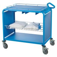Chariot de change et de toilette grand modèle - bleu