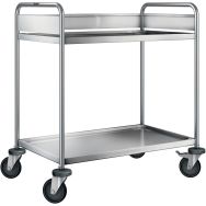Chariot de débarrassage ARW 9 x 6-2 roues en acier galvanisé