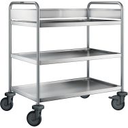 Chariot de débarrassage ARW 9 x 6-3 avec roues en plastique