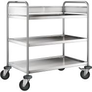 Chariot de débarrassage ARW 9 x 6-3 roues en acier galvanisé
