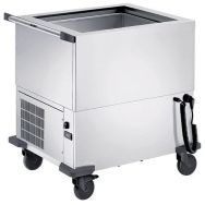 Chariot de distribution de repas réfrgéres pour 2xGN_SAW 2UK