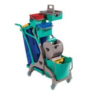 Chariot de lavage compact 28 L Vert