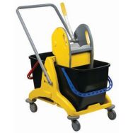 Chariot de nettoyage à 2 sceaux avec presse 2 x 25 L