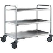 Chariot de service SW 10 x 6-3 BASIC avec roues plastique