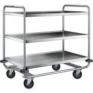 Chariot de service SW 10 x 6-3 avec roues galvanisé