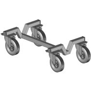 Chariot de transport pour un but de foot transportable