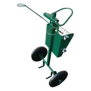 Chariot de voirie pour conteneur plastique