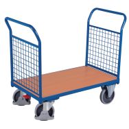 Chariot ergonomique habillage grillagé - 2 dossiers - Capacité 500kg