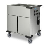 Chariot étuves à compartiments chauffants SPTW 700x922x974mm