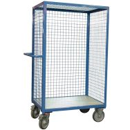 Chariot haut grillagé - 3 côtés + toit - Force 500 kg - Fimm