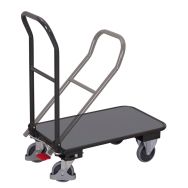 Chariot métal à dossier rabattable force 250 kg-Largeur 450 et 600 mm