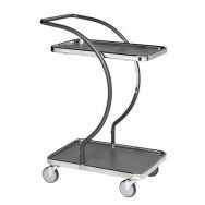 Chariot métal à plateaux C-Line - Force 120 kg, Poids : 16 kg