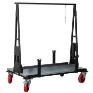 Chariot mobile porte plaque plâtre LA1000 - 730x1250x1410 mm