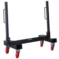Chariot mobile porte plaque plâtre LA750 - 650x1350x1130 mm