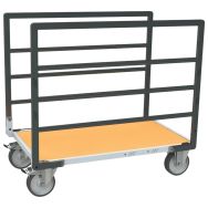 Chariot modulaire tube 2 ridelles