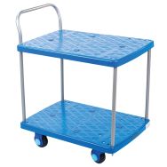 Chariot plastique 2 plateaux - Force 150 kg