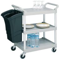 Chariot plastique 3 pltx - Force 90 kg - 90 kg