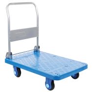 Chariot plastique dossier rabattable - Force 300 kg