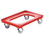 Chariot porte-bacs roues caoutchoucPolyéthylène