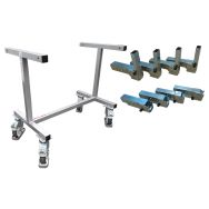 Chariot transfert de charges 400 kg avec ranchers rabattables - Fimm