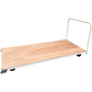 Chariot transport de tapis avec roulettes de protection