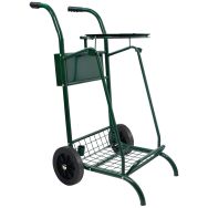 Chariot voirie Mobisac 110l roues caoutchouc - vert mousse 6005