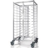 Chariots de débarrassage de plateaux TAW 2x12 cantine