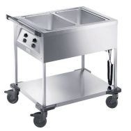 Chariots de distribution de repas 2 cuves simples SAW 2